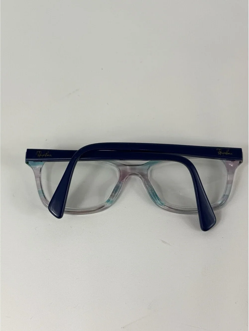 Ray Ban RB1591 3807 Womens Jr Blue & Clear Eyeglasses FRAMES ONLY 48-16-130